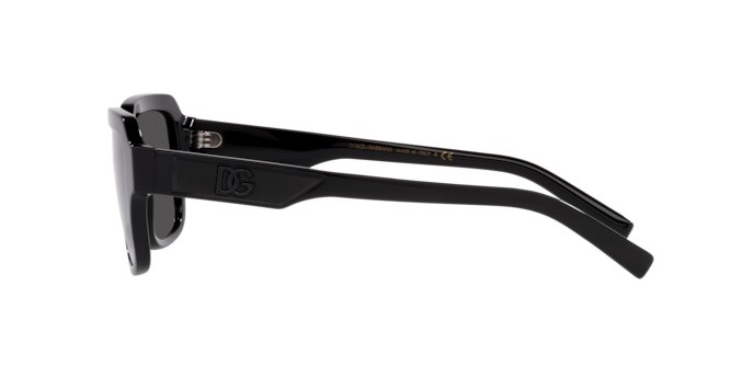 Sunglasses Dolce & Gabbana DG 4402 (501/87) color black shape square lenses dark grey