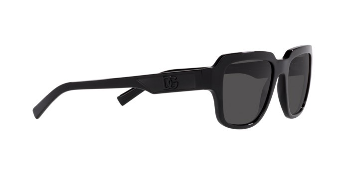 Sunglasses Dolce & Gabbana DG 4402 (501/87) color black shape square lenses dark grey
