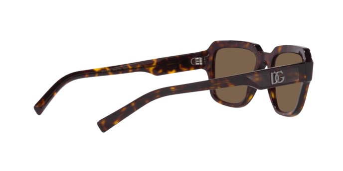 Sonnenbrillen Dolce & Gabbana DG 4402 (502/73) farbe havana form quadratisch gläser dark brown
