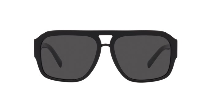 Occhiali da sole Dolce & Gabbana DG 4403 (501/87) colore black forma aviator lenti dark grey