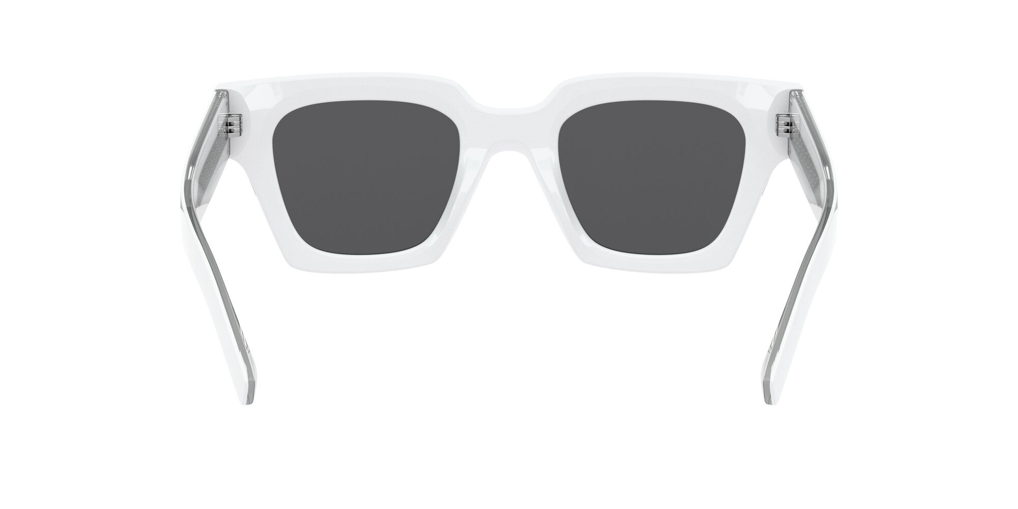 Occhiali da sole Dolce & Gabbana DG 4413 (337440) colore bianco forma quadrato lenti grigio nero specchiato
