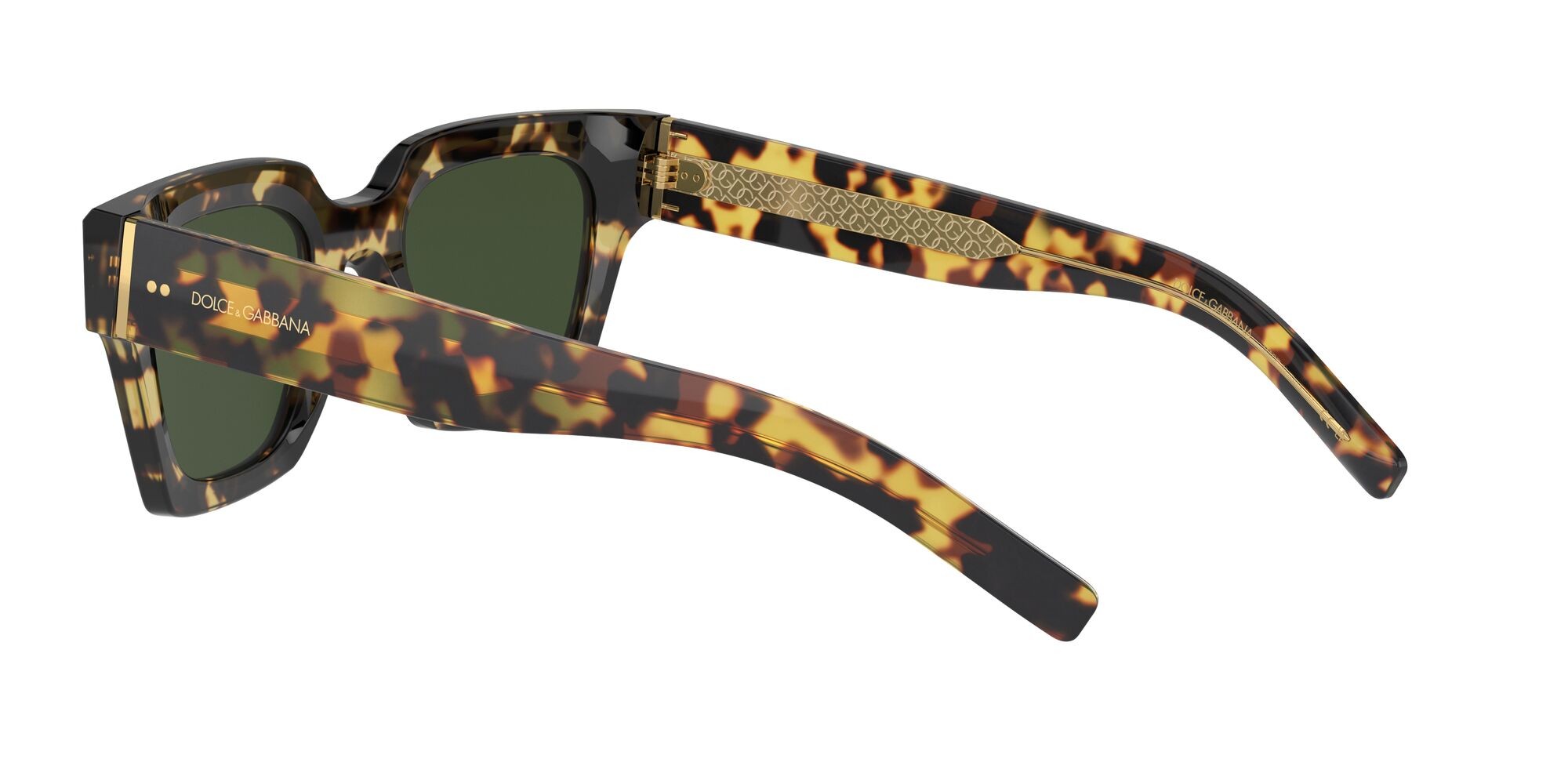 Sonnenbrillen Dolce & Gabbana DG 4413 (337552) farbe yellow havana/crystal form quadratisch gläser verde