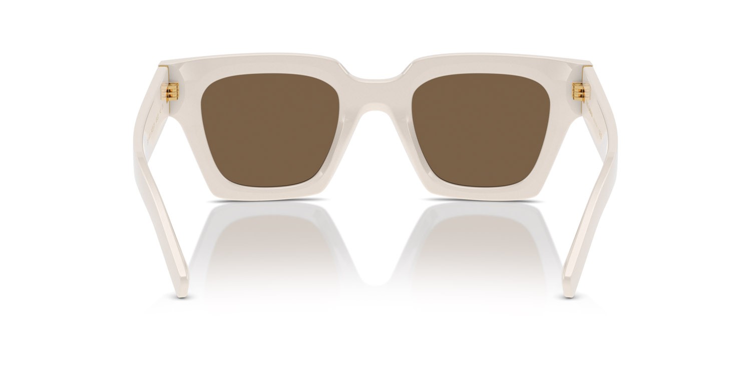 Sonnenbrillen Dolce & Gabbana DG 4413 (342973) farbe full beige form quadratisch gläser marrone scuro