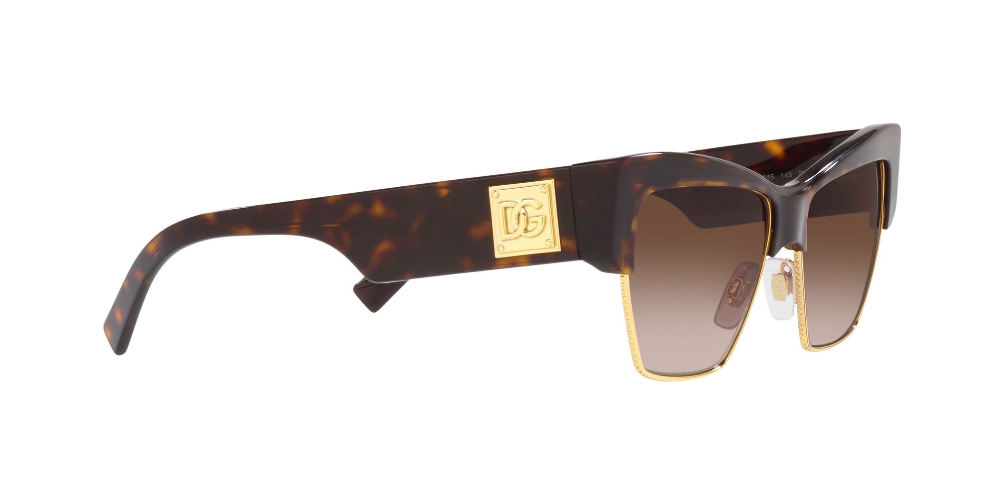 Sonnenbrillen Dolce & Gabbana DG 4415 (502/13) farbe havana form cat-eye gläser marrone sfumato
