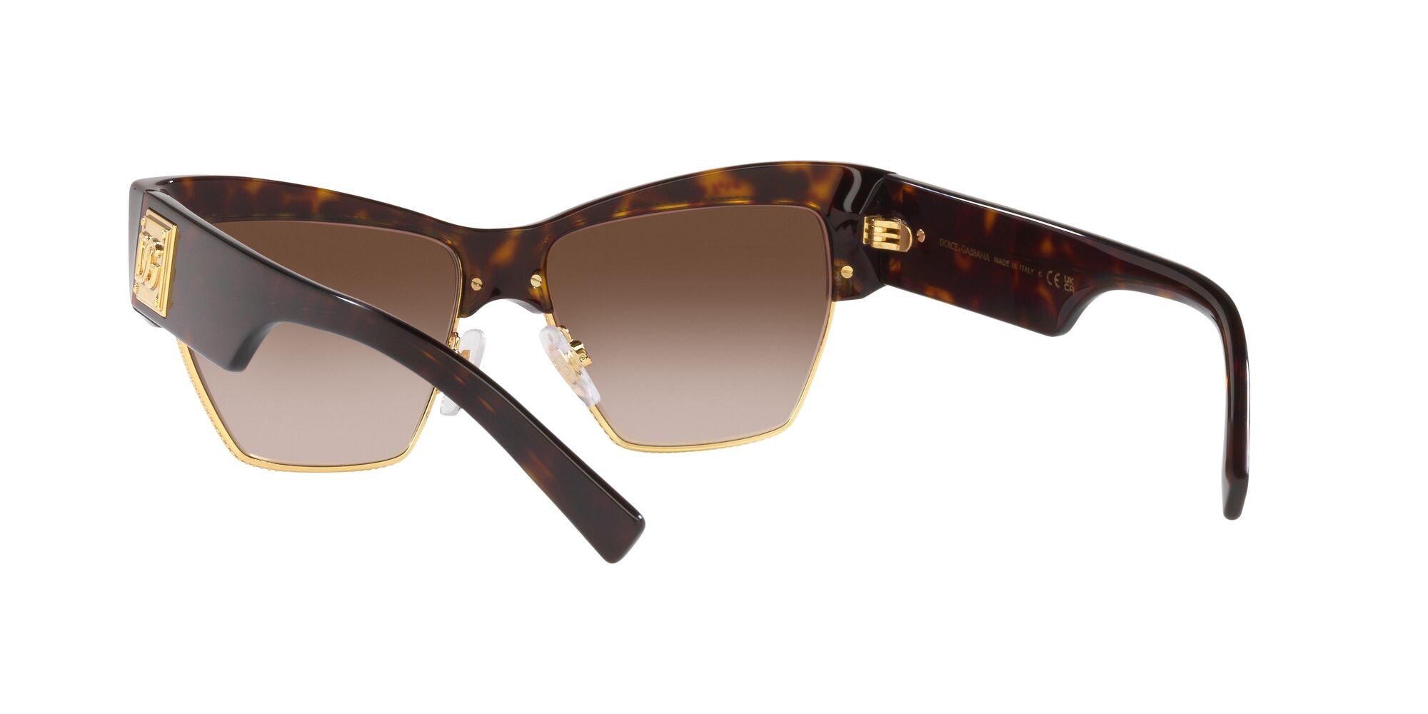 Sonnenbrillen Dolce & Gabbana DG 4415 (502/13) farbe havana form cat-eye gläser marrone sfumato