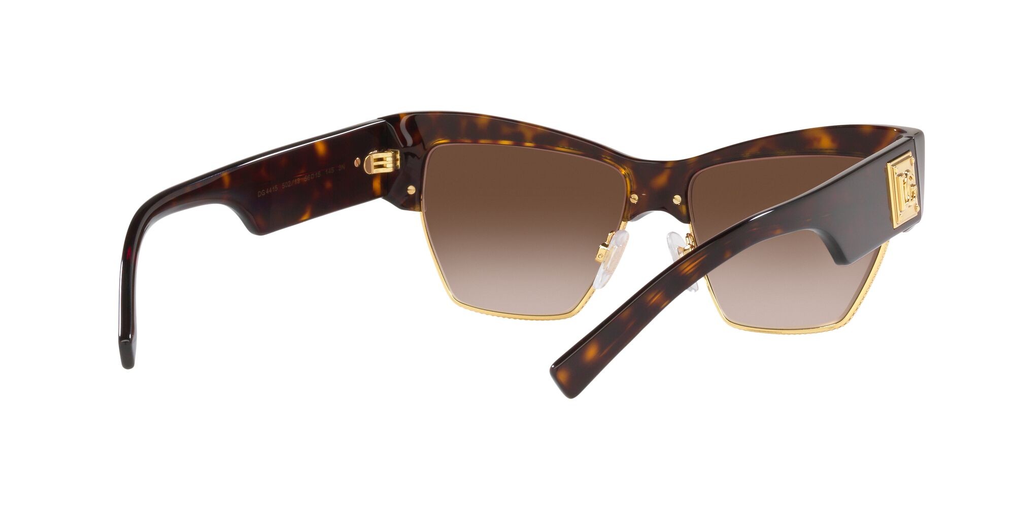 Sonnenbrillen Dolce & Gabbana DG 4415 (502/13) farbe havana form cat-eye gläser marrone sfumato