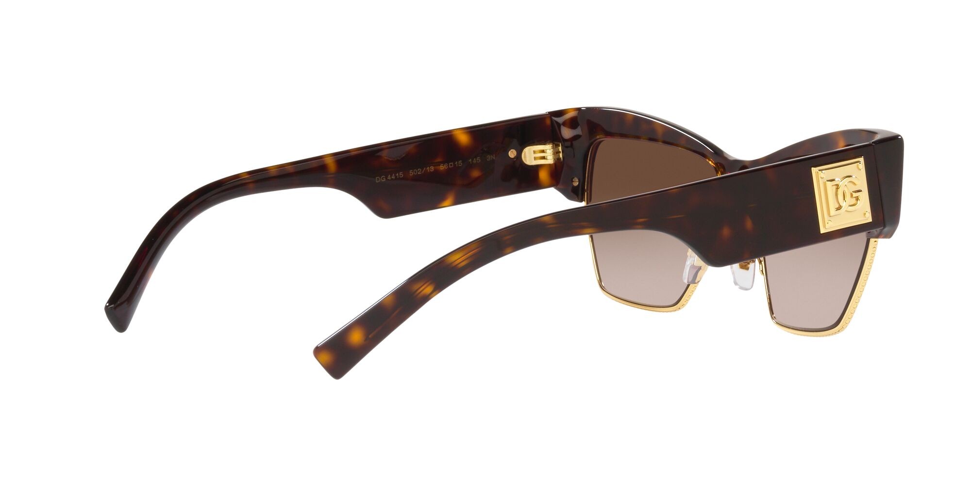 Sonnenbrillen Dolce & Gabbana DG 4415 (502/13) farbe havana form cat-eye gläser marrone sfumato