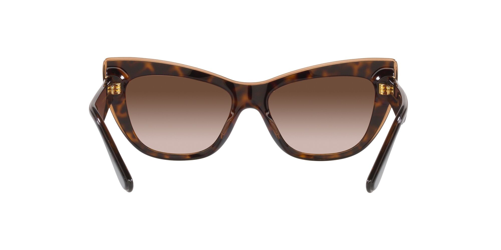 Sonnenbrillen Dolce & Gabbana DG 4417 (325613) farbe havana/marrone trasparente form cat-eye gläser marrone sfumato