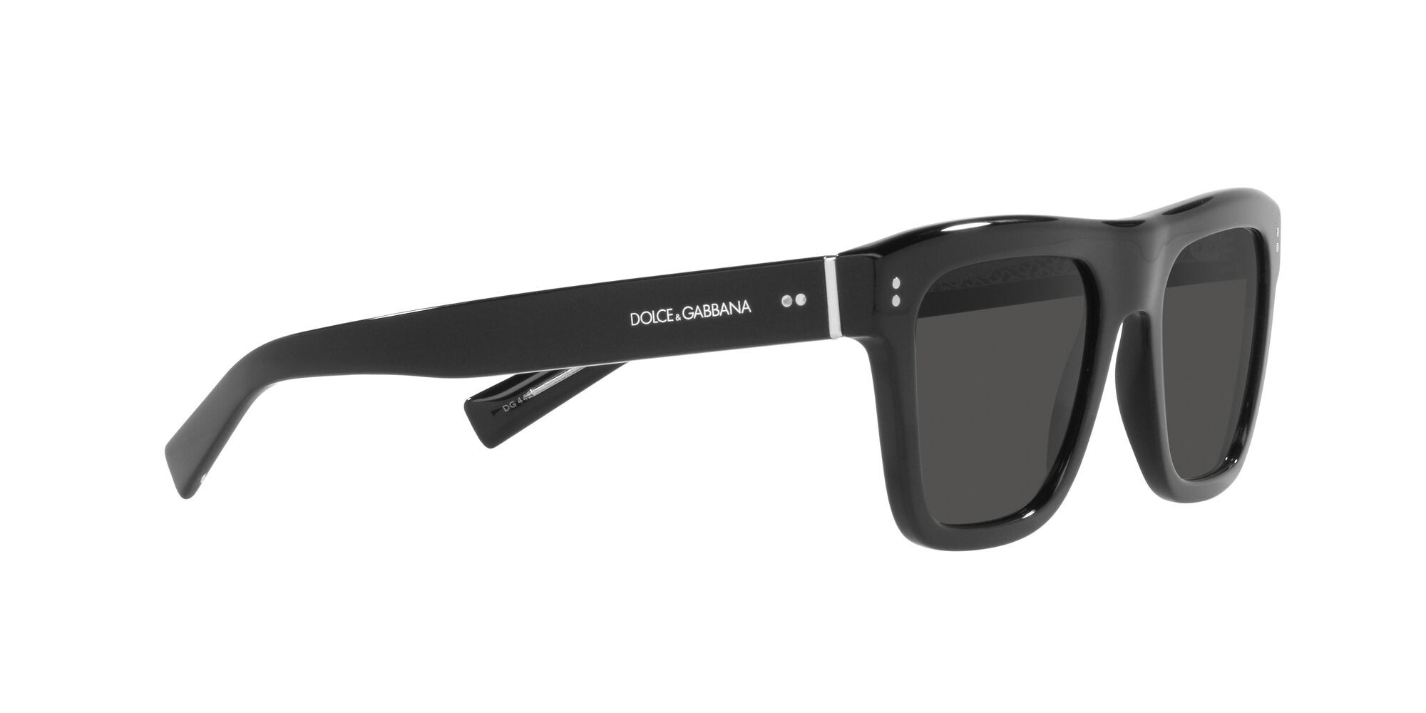 Occhiali da sole Dolce & Gabbana DG 4420 (501/87) colore nero forma quadrato lenti grigio scuro