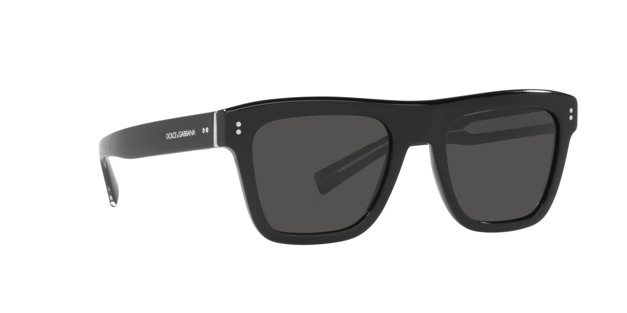 Occhiali da sole Dolce & Gabbana DG 4420 (501/87) colore nero forma quadrato lenti grigio scuro