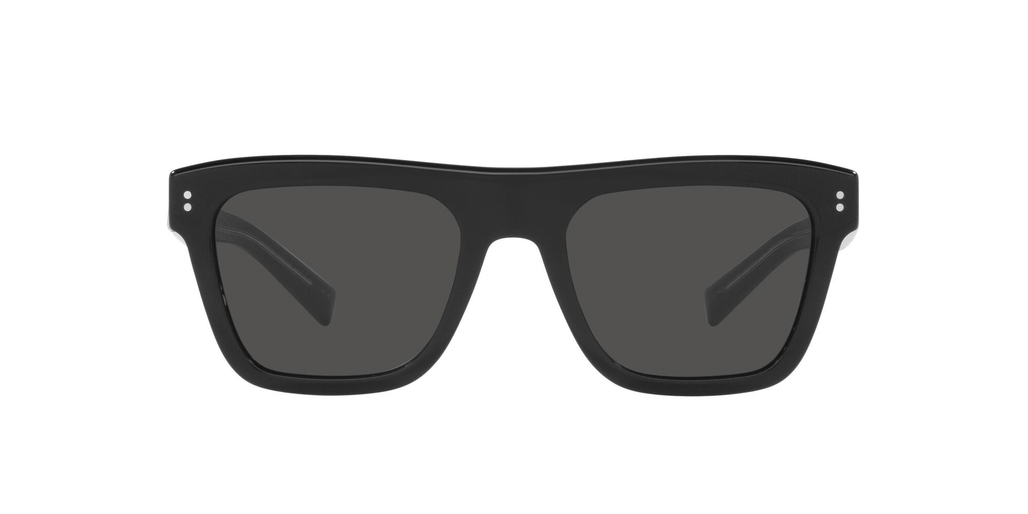Occhiali da sole Dolce & Gabbana DG 4420 (501/87) colore nero forma quadrato lenti grigio scuro