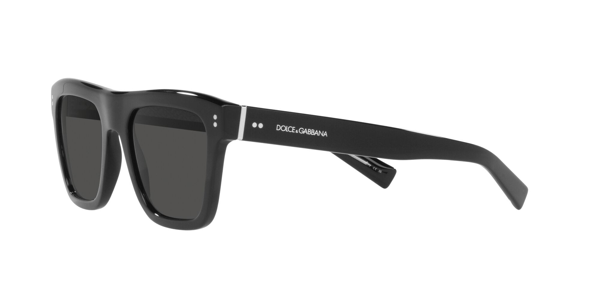Occhiali da sole Dolce & Gabbana DG 4420 (501/87) colore nero forma quadrato lenti grigio scuro