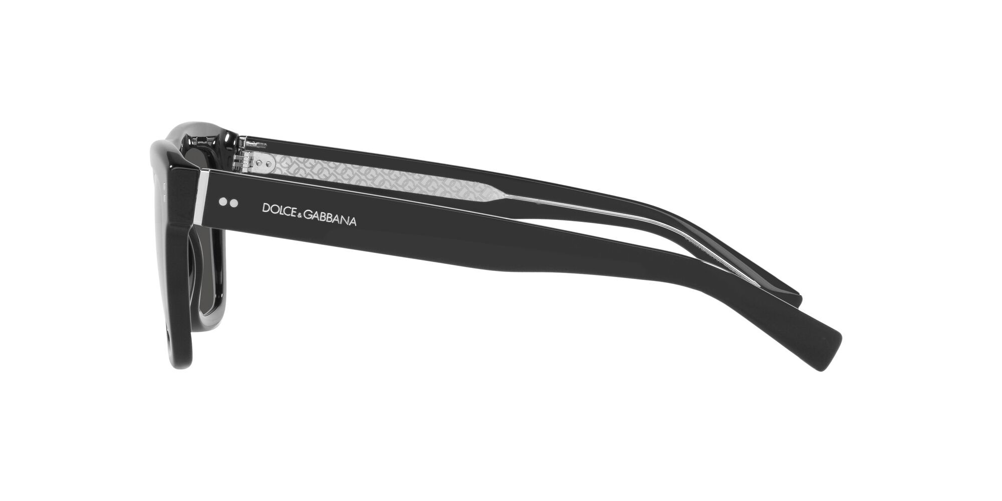 Occhiali da sole Dolce & Gabbana DG 4420 (501/87) colore nero forma quadrato lenti grigio scuro