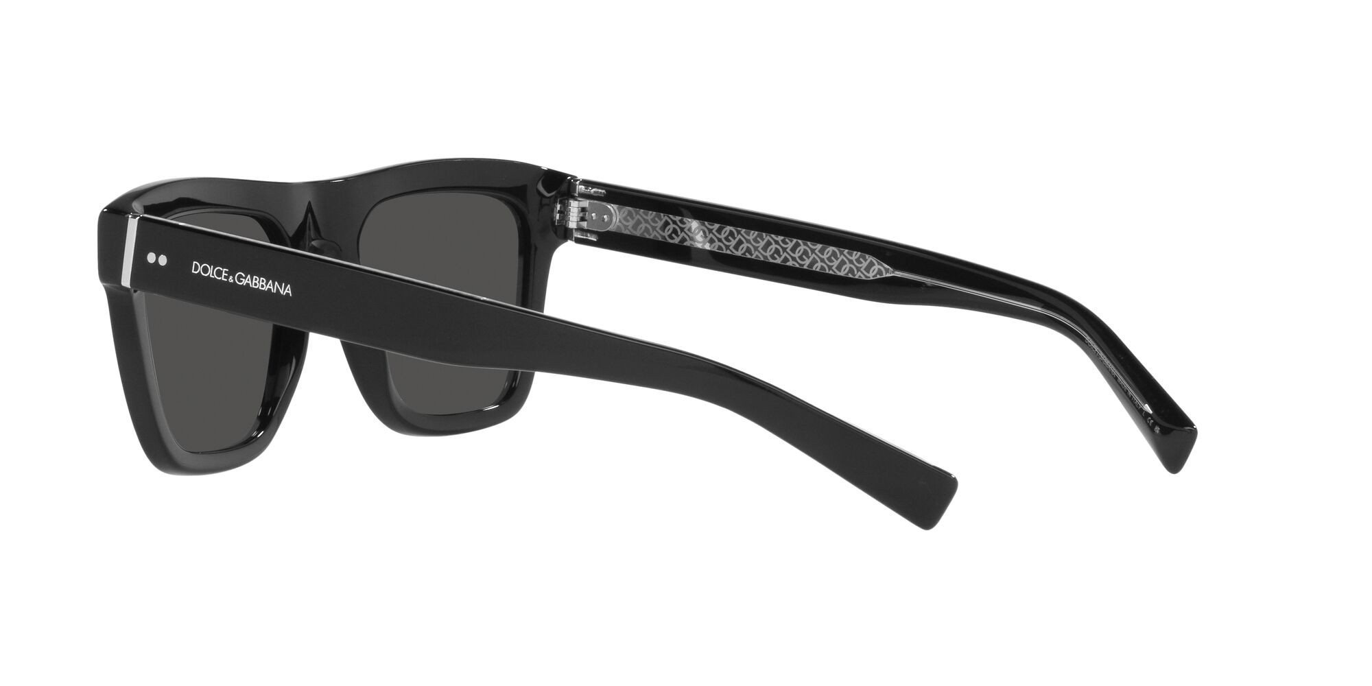Occhiali da sole Dolce & Gabbana DG 4420 (501/87) colore nero forma quadrato lenti grigio scuro