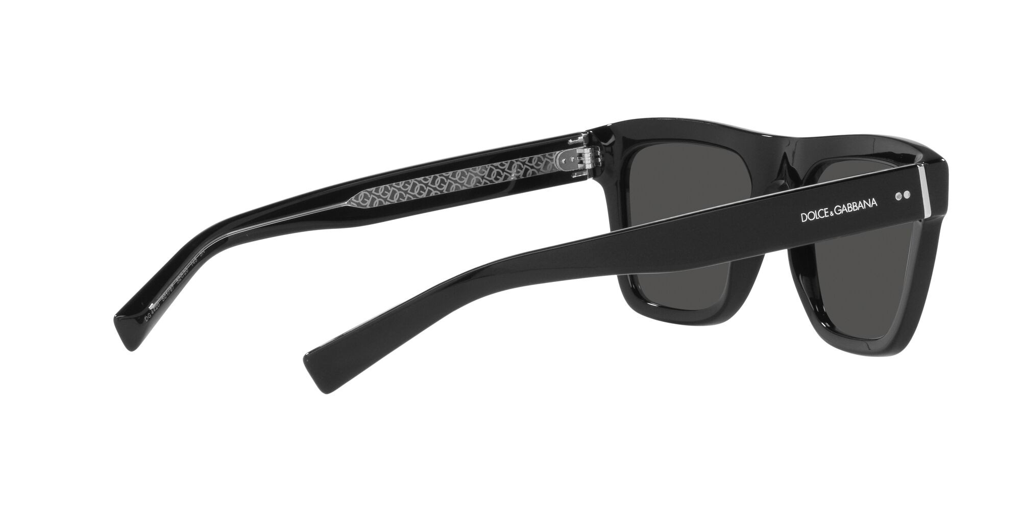 Occhiali da sole Dolce & Gabbana DG 4420 (501/87) colore nero forma quadrato lenti grigio scuro