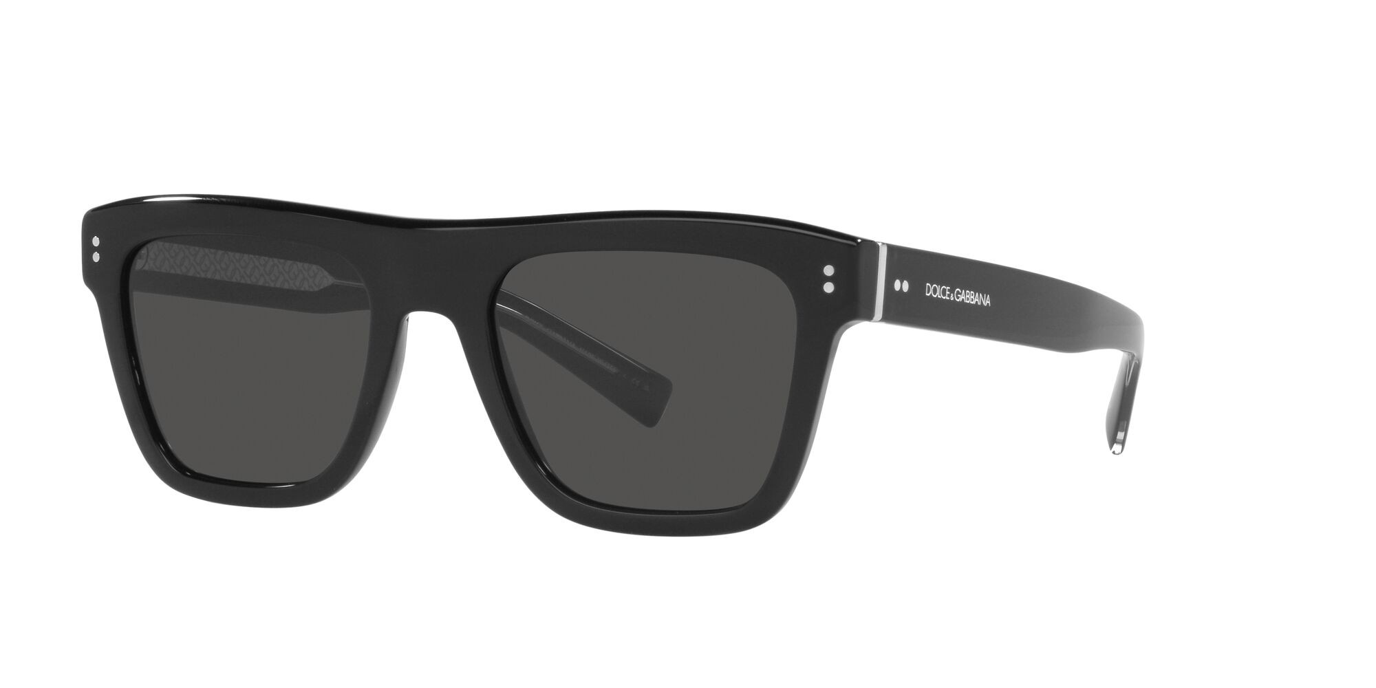 Occhiali da sole Dolce & Gabbana DG 4420 (501/87) colore nero forma quadrato lenti grigio scuro