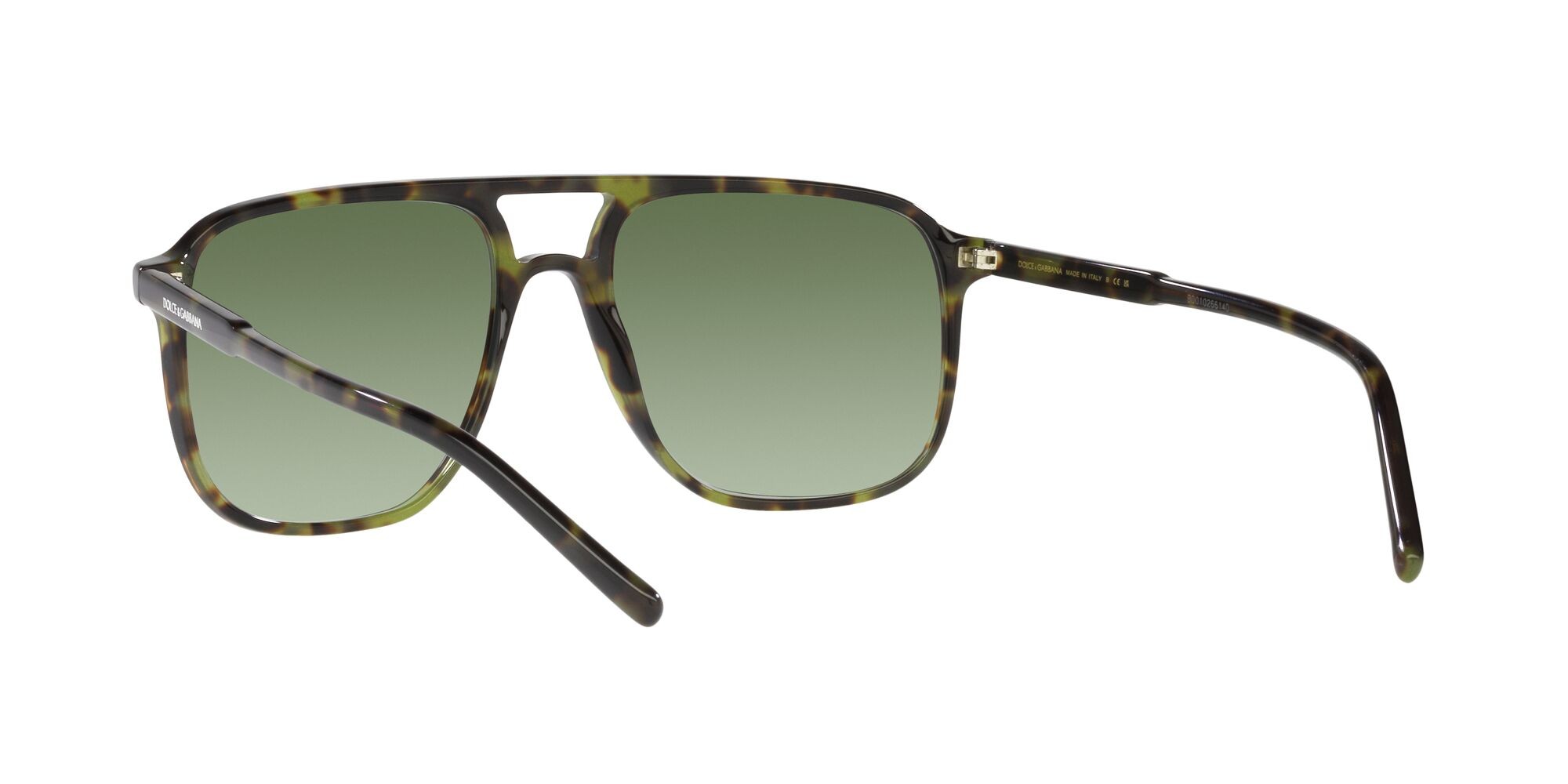 Sonnenbrillen Dolce & Gabbana DG 4423 (17358E) farbe havana verde form aviator gläser verde sfumato