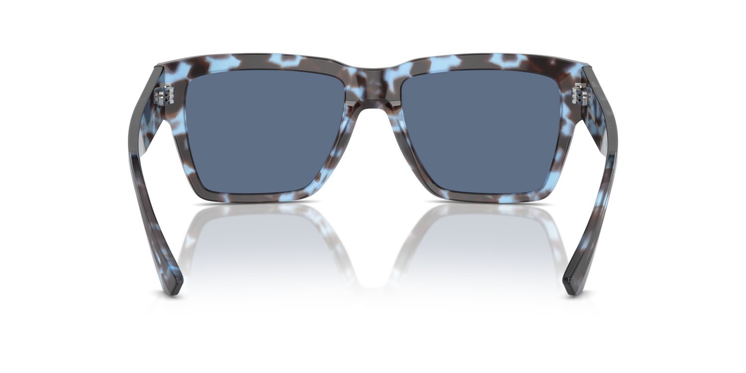 Occhiali da sole Dolce & Gabbana DG 4431 (339280) colore havana blu forma quadrato lenti blu scuro