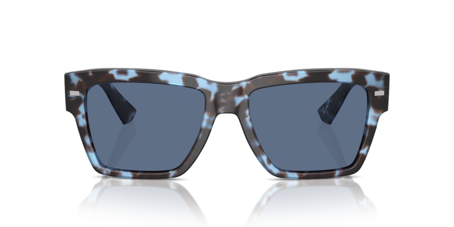 Occhiali da sole Dolce & Gabbana DG 4431 (339280) colore havana blu forma quadrato lenti blu scuro