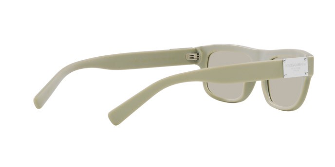 Sonnenbrillen Dolce & Gabbana DG 4432 (3284/3) farbe grigio talpa opaco form rechteckig gläser marrone chiaro