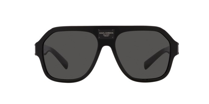 Sonnenbrillen Dolce & Gabbana DG 4433 (501/87) farbe nero form aviator gläser grigio scuro
