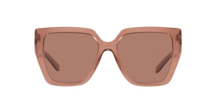 Sonnenbrillen Dolce & Gabbana DG 4438 (3411/3) farbe fleur caramel form quadratisch gläser marrone scuro