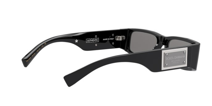 Sonnenbrillen Dolce & Gabbana DG 4444 (501/87) farbe nero form rechteckig gläser grigio scuro