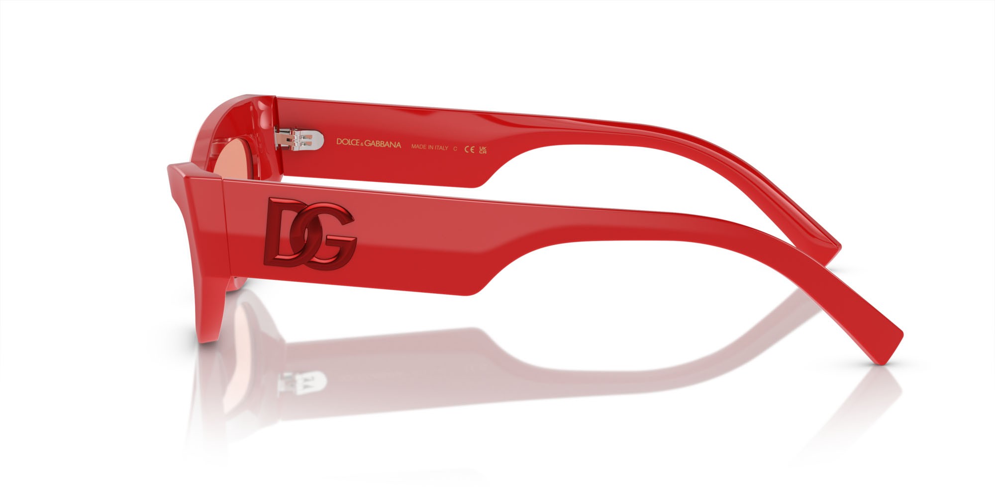 Sonnenbrillen Dolce & Gabbana DG 4450 (3088E4) farbe rosso form cat-eye gläser rosa specchiato rosa