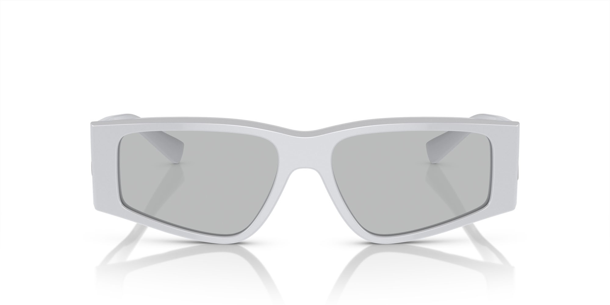 Sonnenbrillen Dolce & Gabbana DG 4453 (341887) farbe grigio chiaro form rechteckig gläser grigio chiaro