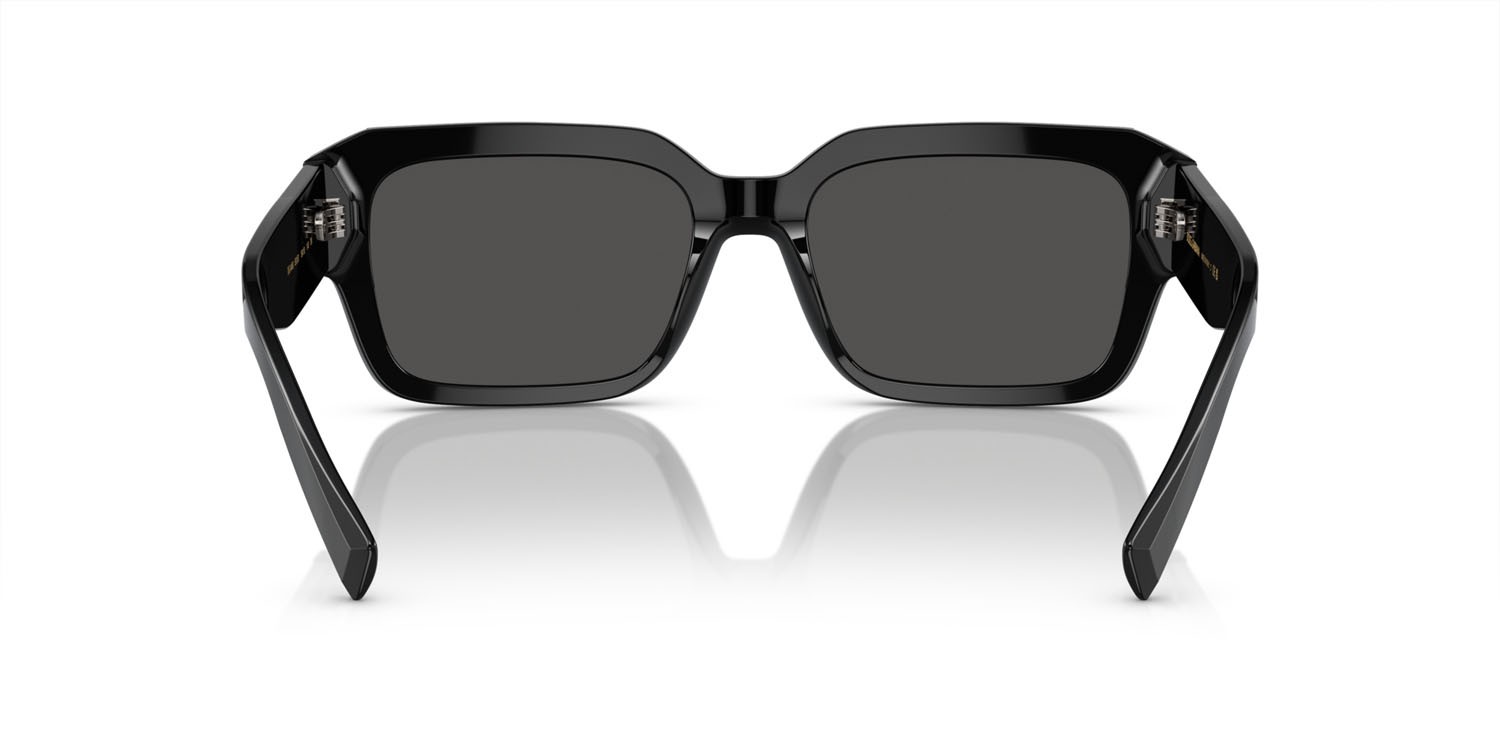 Sunglasses Dolce & Gabbana DG 4460 (501/87) color nero shape square lenses grigio scuro