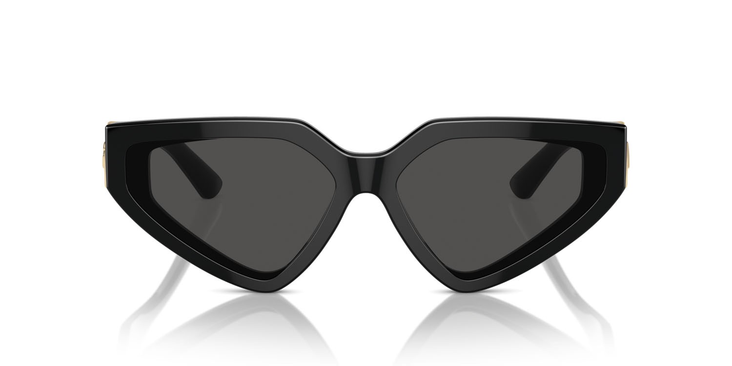 Sunglasses Dolce & Gabbana DG 4469 (501/87) color nero shape butterfly lenses grigio scuro