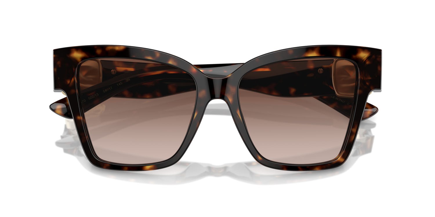 Sunglasses Dolce & Gabbana DG 4470 (502/13) color havana shape square lenses marrone sfumato