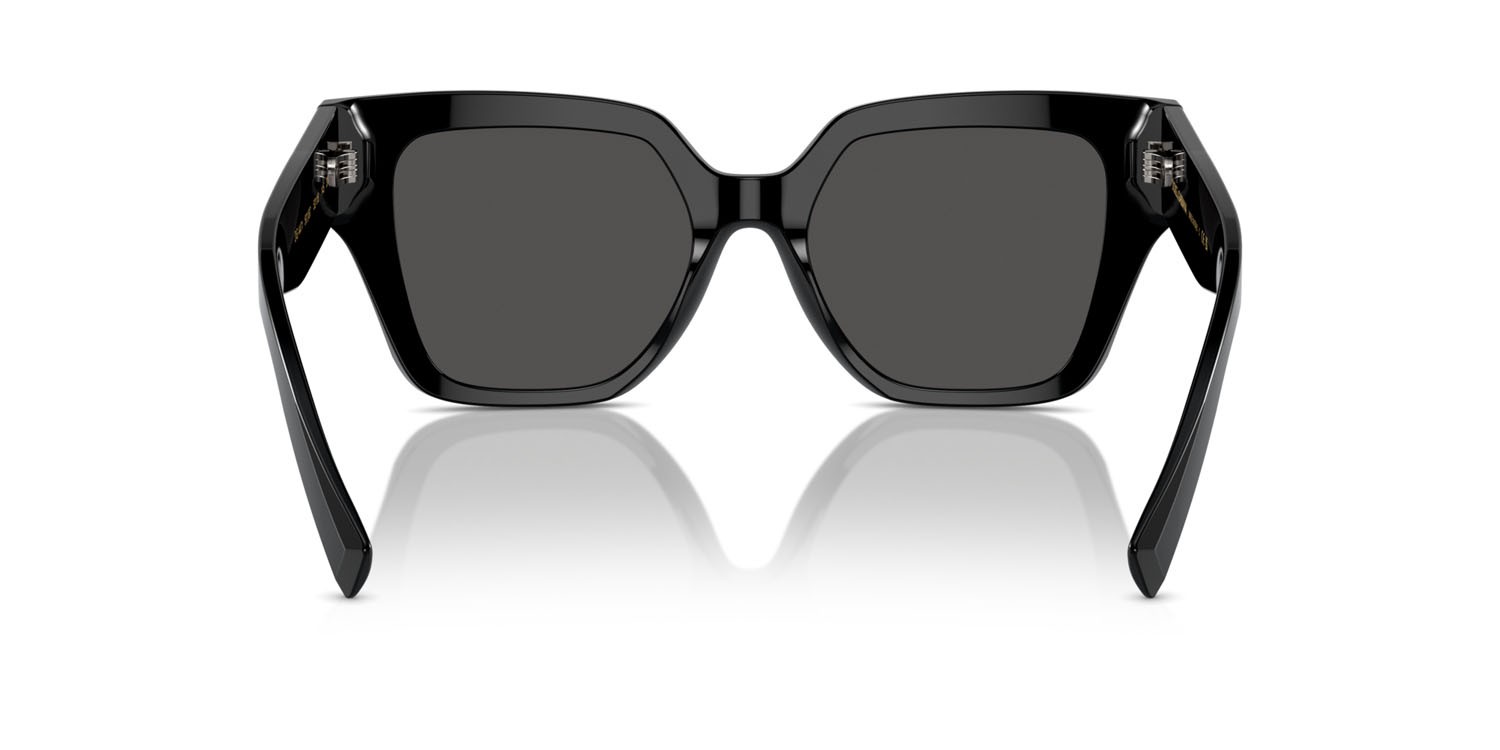 Sunglasses Dolce & Gabbana DG 4471 (501/87) color nero shape square lenses grigio scuro