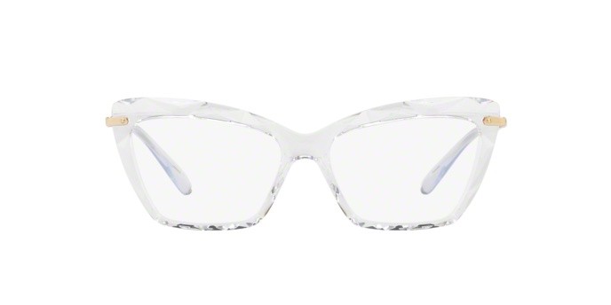 Eyeglasses Dolce & Gabbana DG 5025 (3133) color crystal shape cat eye lenses demo lens