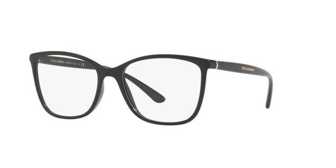 Occhiali da vista Dolce & Gabbana DG 5026 (501) colore black forma rettangolare lenti demo lens