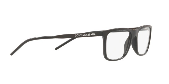 Occhiali da vista Dolce & Gabbana DG 5044 (2525) colore matte black forma rettangolare lenti demo lens