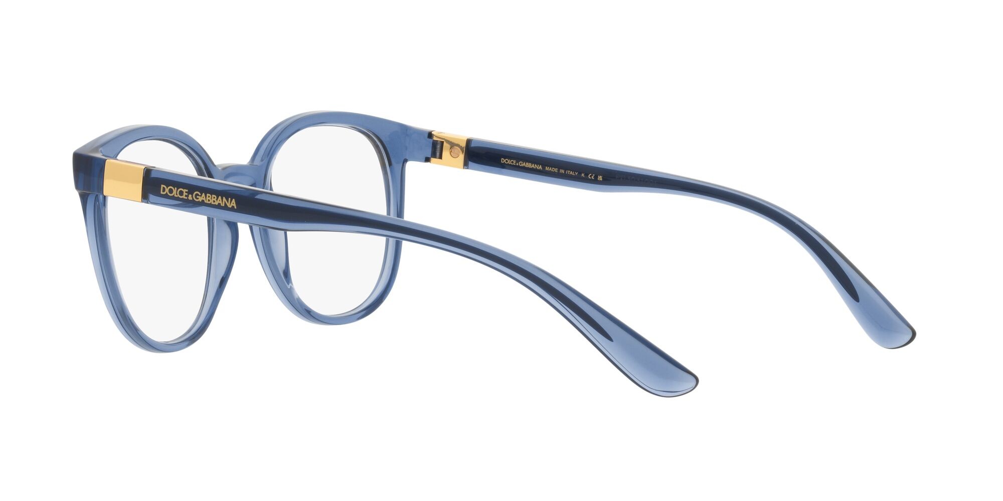 Brillen Dolce & Gabbana DG 5083 (3398) farbe blu trasparente form pantos gläser lente demo