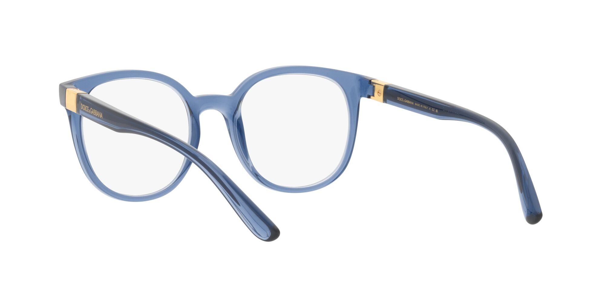 Brillen Dolce & Gabbana DG 5083 (3398) farbe blu trasparente form pantos gläser lente demo