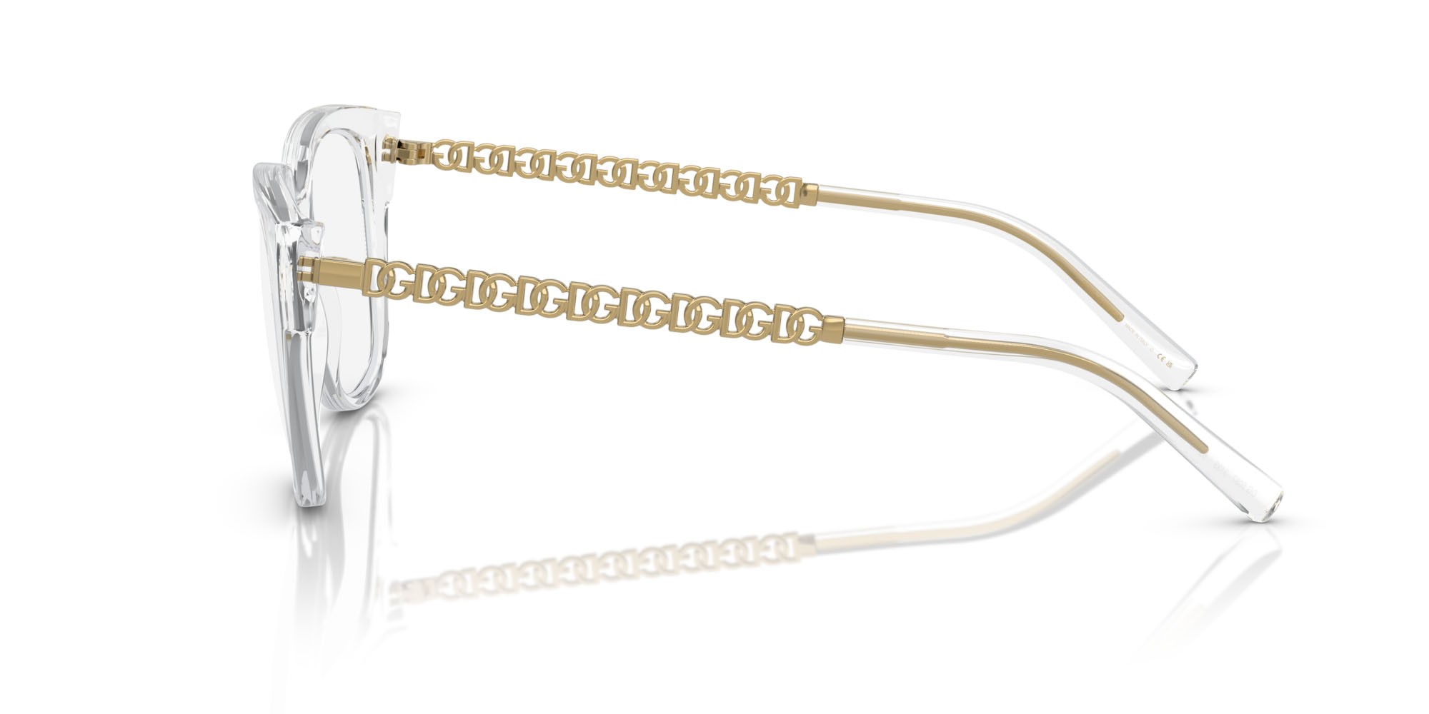 Eyeglasses Dolce & Gabbana DG 5087 (3133) color cristallo shape square lenses lente demo