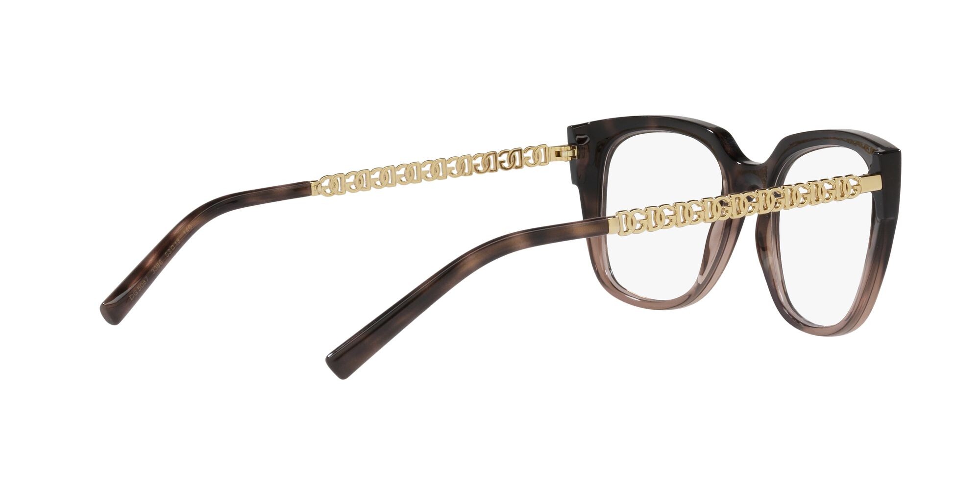 Brillen Dolce & Gabbana DG 5087 (3386) farbe havana sfumato form quadratisch gläser lente demo