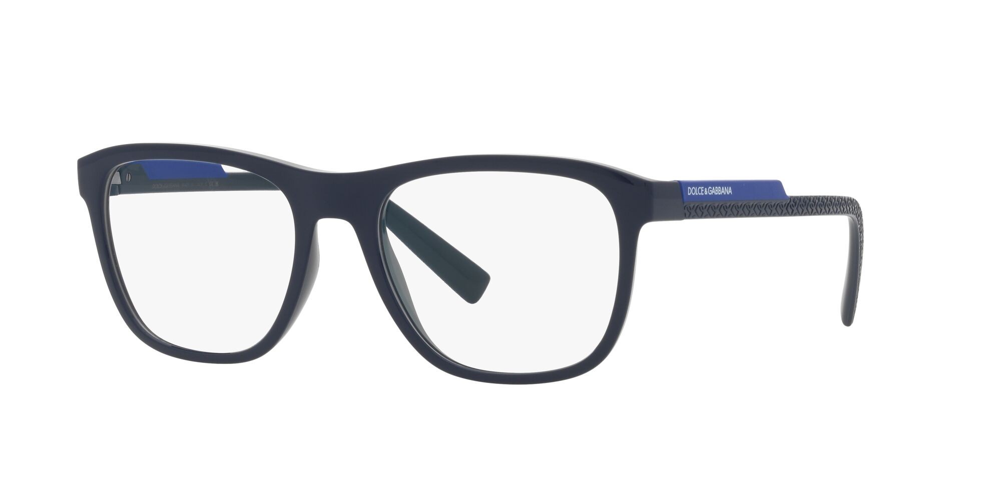 Brillen Dolce & Gabbana DG 5089 (3294) farbe blu form rechteckig gläser lente demo