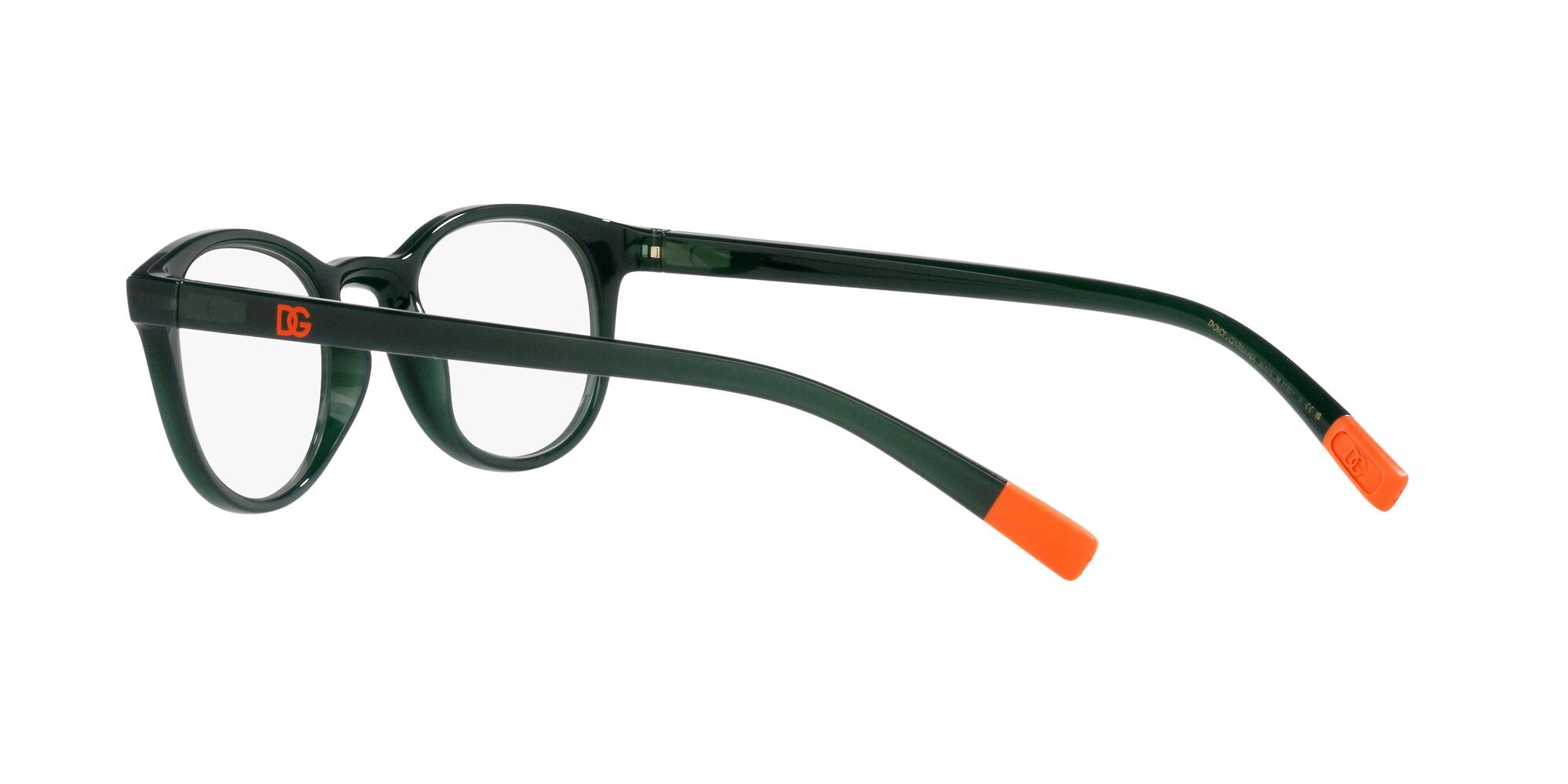 Brillen Dolce & Gabbana DG 5090 (3068) farbe verde opale form pantos gläser trasparente con filtro anti luce blu
