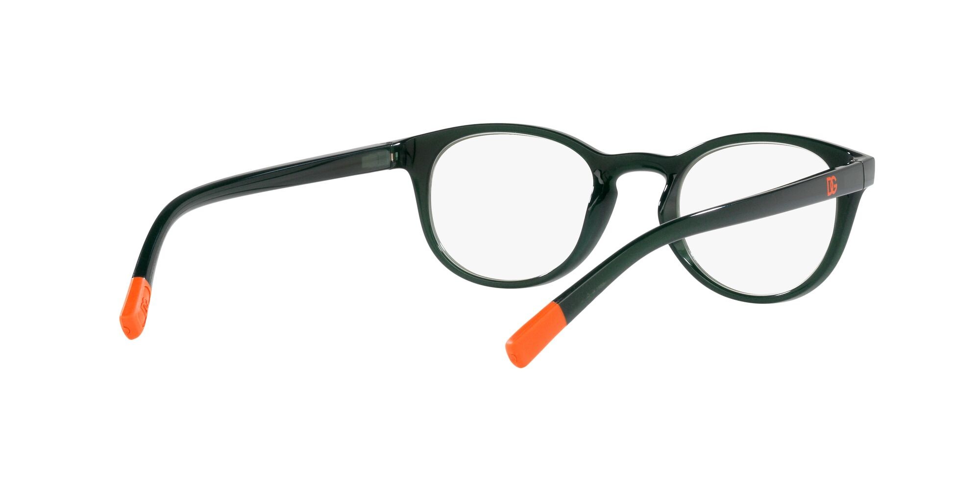 Brillen Dolce & Gabbana DG 5090 (3068) farbe verde opale form pantos gläser trasparente con filtro anti luce blu