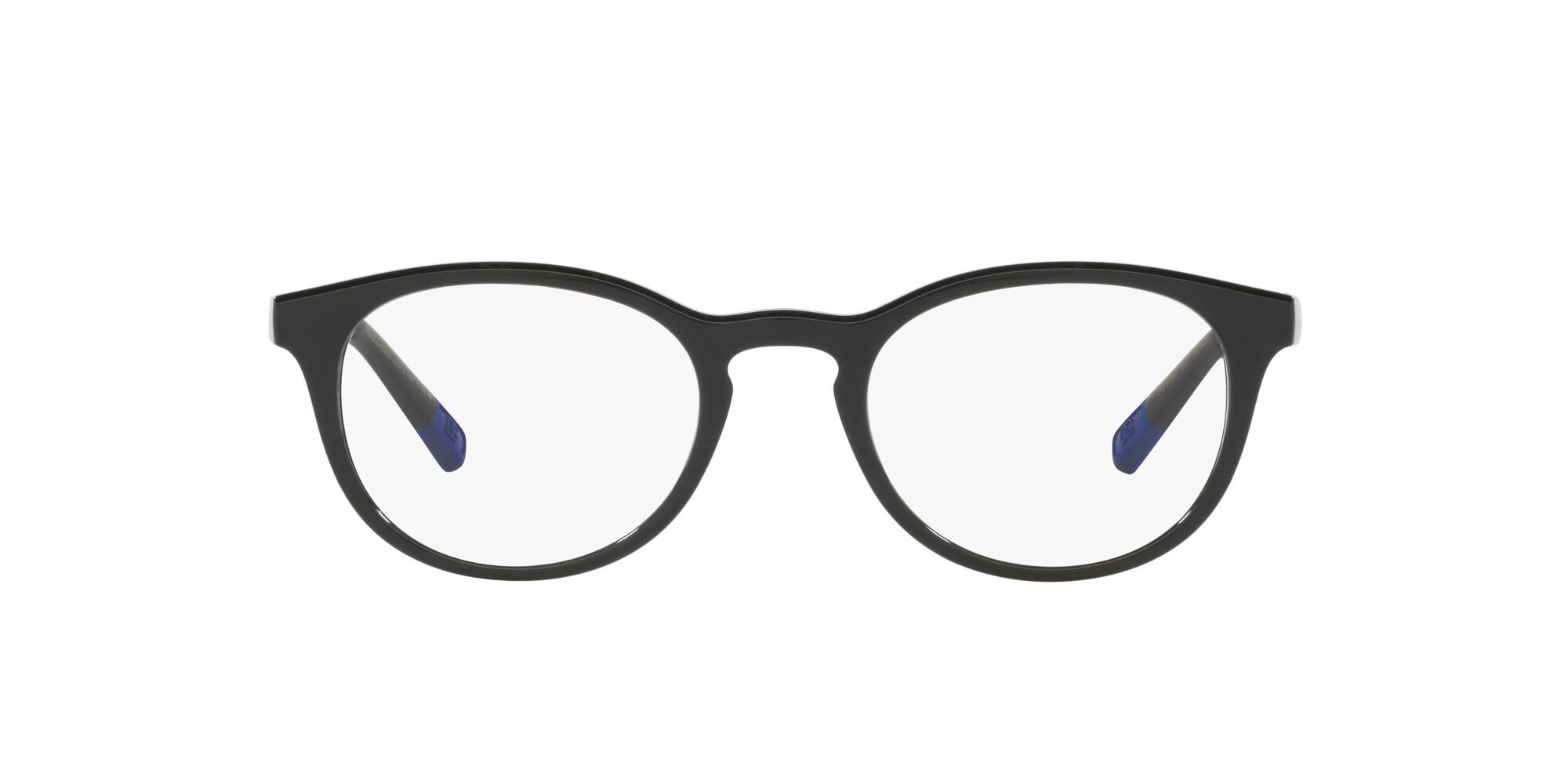 Brillen Dolce & Gabbana DG 5090 (501) farbe nero form pantos gläser trasparente con filtro anti luce blu