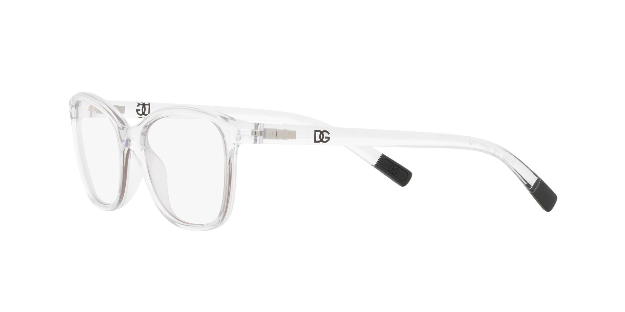 Brillen Dolce & Gabbana DG 5092 (3133) farbe cristallo form rechteckig gläser trasparente con filtro anti luce blu