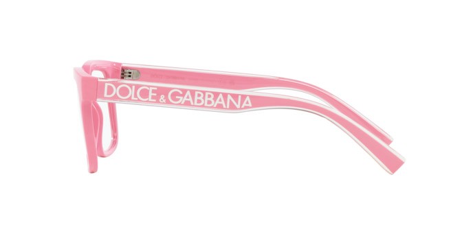 Brillen Dolce & Gabbana DG 5101 (3262) farbe rosa form quadratisch gläser lente demo