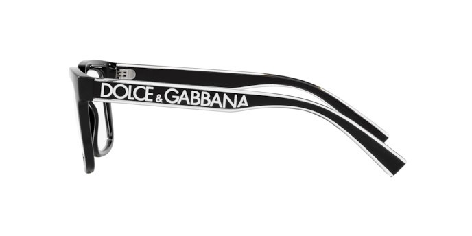 Occhiali da vista Dolce & Gabbana DG 5101 (501) colore nero forma quadrato lenti lente demo