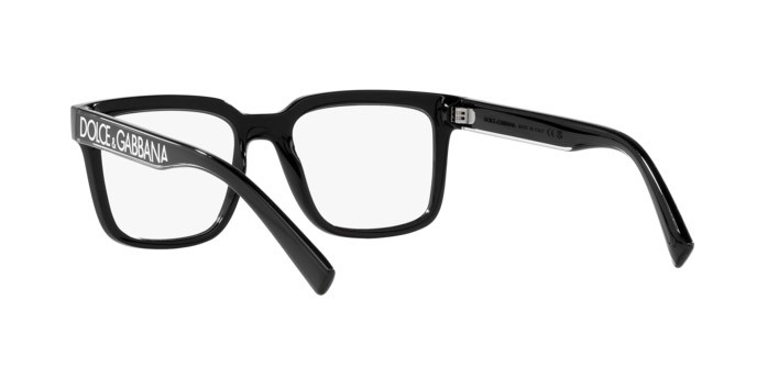 Occhiali da vista Dolce & Gabbana DG 5101 (501) colore nero forma quadrato lenti lente demo