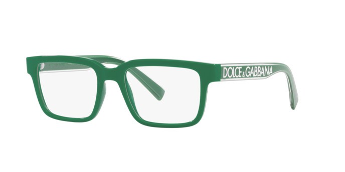 Brillen Dolce & Gabbana DG 5102 (3311) farbe verde form rechteckig gläser lente demo