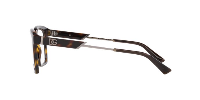 Brillen Dolce & Gabbana DG 5104 (502) farbe havana form quadratisch gläser lente demo